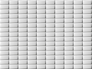 White brick ceramic tiles. Seamless pattern, brick effect ceramic tiles.