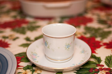 christmas table setting