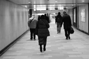 Obraz premium 地下道 