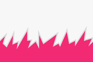 Abstract background with spikes and jagged zigzag line pattern and some copy space are