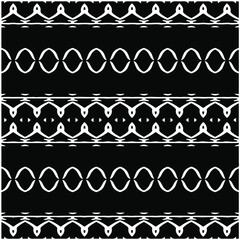 Seamless ethnic pattern.Abstract Geometric Pattern generative computational art illustration.Black and 
white pattern for wallpapers and backgrounds. 