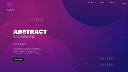 abstract purple geometric background.landing page design template.vector illustration © aditya