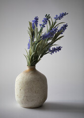 handmade ceramic vase for interior