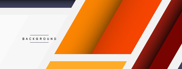 Background. Geometric diagonal square shapes and lines abstract composition. Vector illustration for wallpaper banner background or landing page