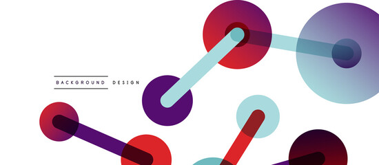 Network concept abstract background. Dots connection. Big data idea. Business template for wallpaper, banner, background or landing