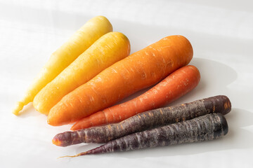 カラフルな人参の写真