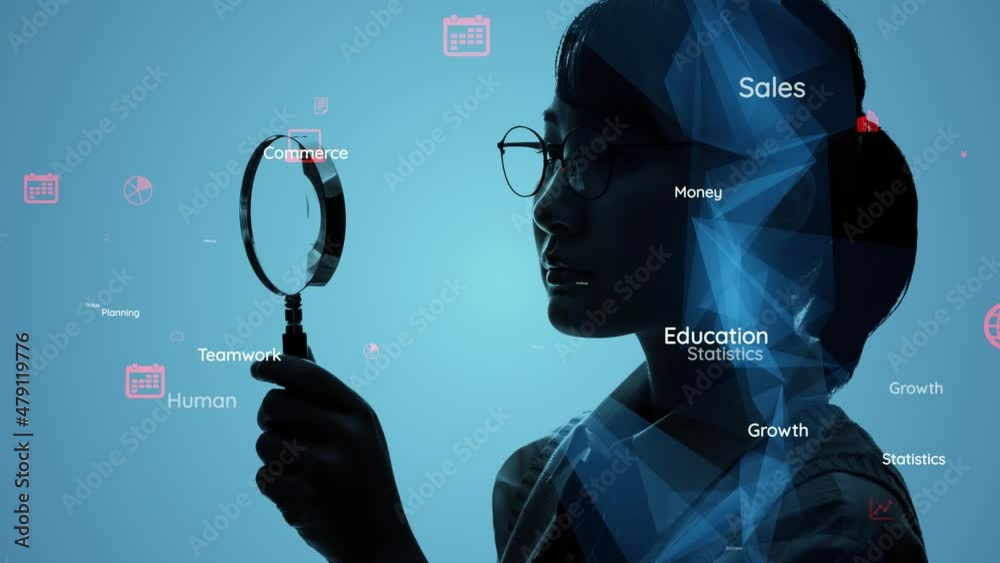 Poster education technology concept. edtech. ai (artificial intelligence). digital transformation.