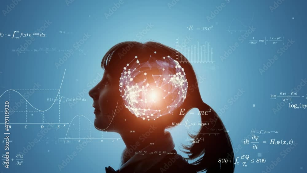 Poster education technology concept. edtech. ai (artificial intelligence). digital transformation.