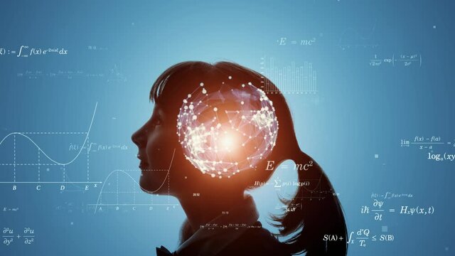 Education technology concept. EdTech. AI (Artificial Intelligence). Digital transformation.