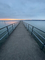 Konstanz am Bodensee im Winter