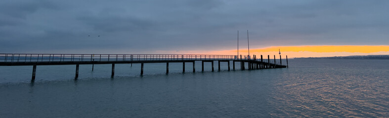 Obraz premium Konstanz am Bodensee im Winter