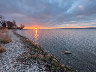 Konstanz am Bodensee im Winter