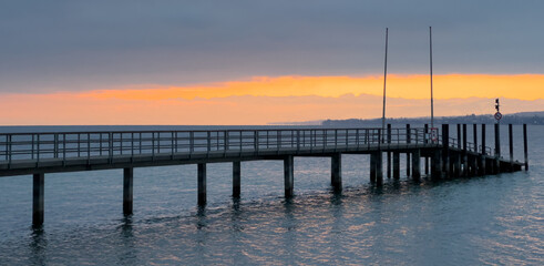 Obraz premium Konstanz am Bodensee im Winter