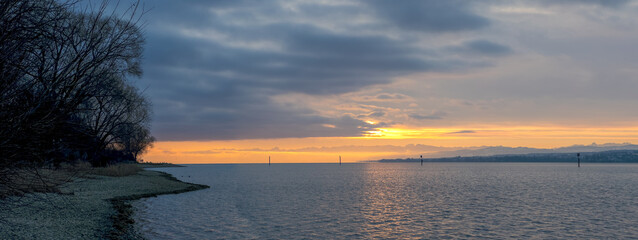 Konstanz am Bodensee im Winter