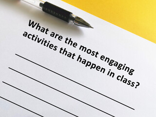 Questionnaire about online learning