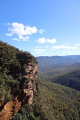 Mountain landscape with sky