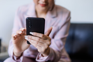 person using mobile phone