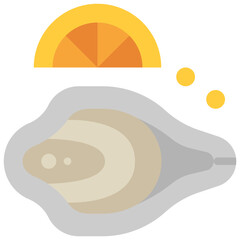oyster flat icon