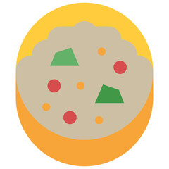 porridge flat icon