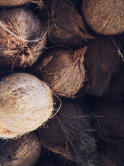 Coconut pile