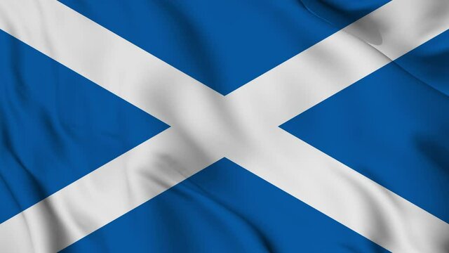 Flag of Scotland. High quality 4K resolution	