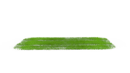 astro turf with shadow 3d render