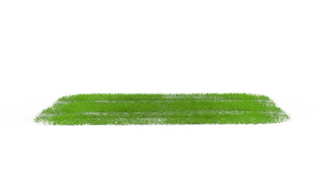 astro turf with shadow 3d render