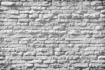 Grey sand stone brick decorative on wall for background