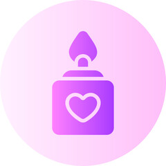 candle gradient icon