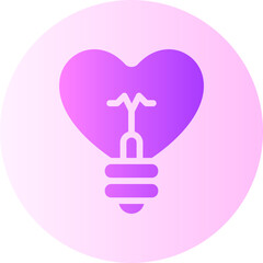 light bulb gradient icon