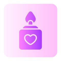candle gradient icon