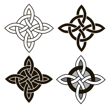 Element of Celtic Ornament. Celtic Knot. Ethnic ornament. Geometric design. Vector illustration