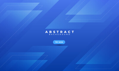 Abstract blue geometric background. smooth color gradation. dynamic and sport banner concept © BoBloob