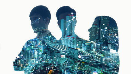 Business network concept. Human resources.