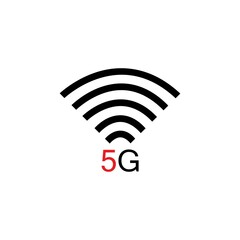 5G Icon vector flat design