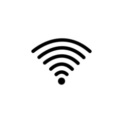 Wireless design logo template vector