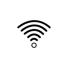 Wireless design logo template vector
