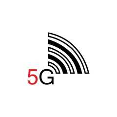 5G Icon vector flat design