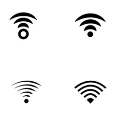 Fototapeta na wymiar Wireless design logo template vector