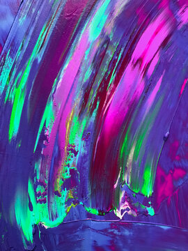 Colorful Abstract Painting, grunge background for text