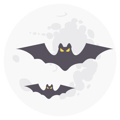 Flying Halloween Bat