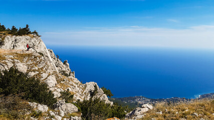 Naklejka premium view from the castle