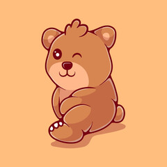 cute bear illustration