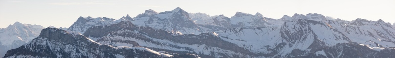 Panorama Berge im Winter