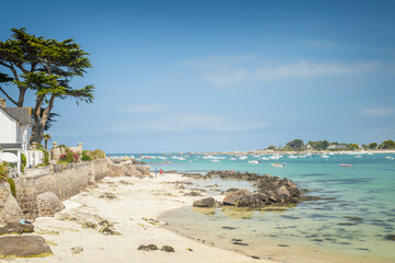 Les plages de Brignogan dans le Finistère en region Bretagne