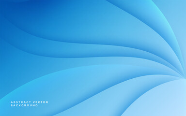 Gradient Fluid background. Blue  wave gradient background. Vector Illustration 
