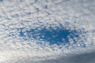 Cloud scenery over Vaduz in Liechtenstein