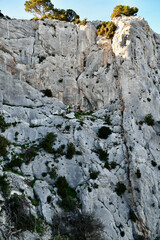Mont Caume sous la neige à Toulon  La rade blanche
