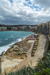 Marsalforn Bay, Gozo. October 2020.