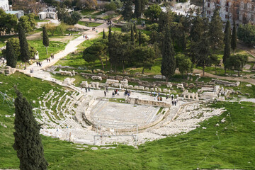 Theatre of Dyonysus, the main theatre of ancient Athens. The place where the ancient Greek dramas...